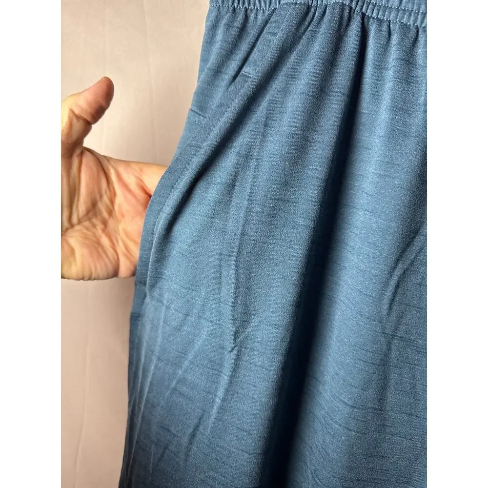 Nike Yoga Dri-FIT Joggers Men's XL Blue Stretch Pants CZ2208-058
